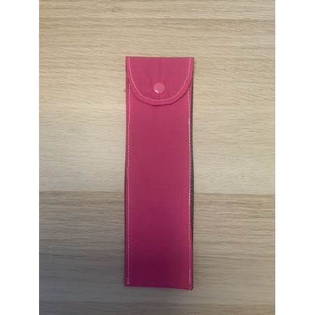 Pochette alimentaire rose foncé