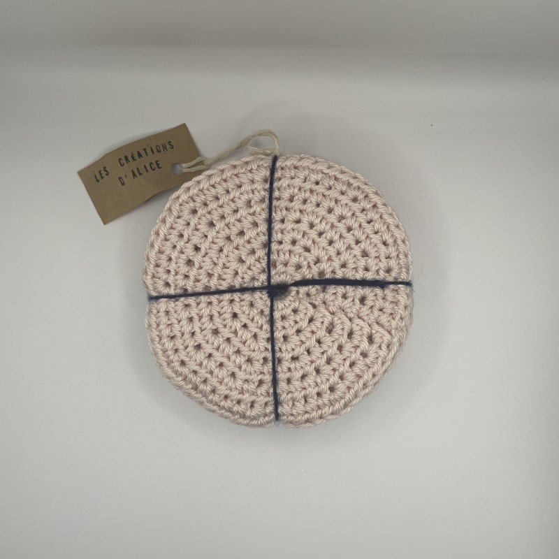 image des 10 disque demaquillants rose de haut 