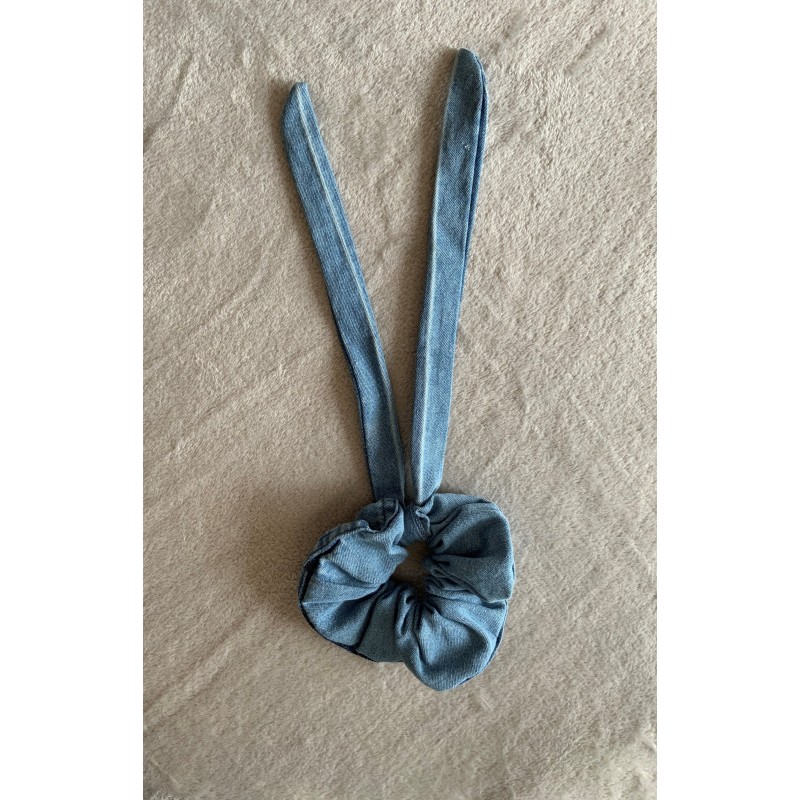 Chouchou Bunny (avec oreilles) en Jeans