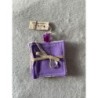 Photo du lot de 4 cotons lavables violet en paquet