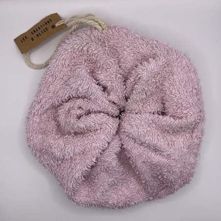 Fleur de douche rose