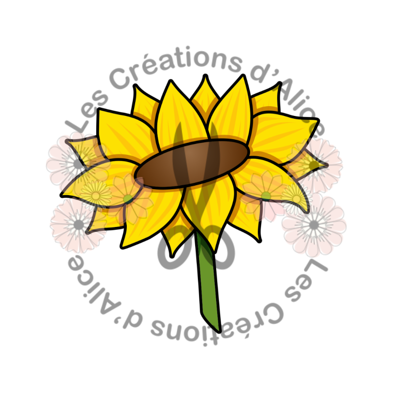 Illustration d’un tournesol 🌻