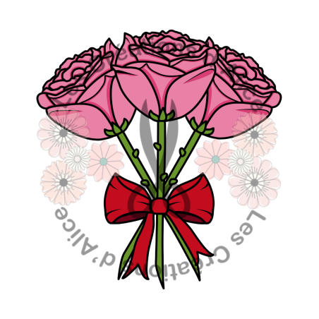 Illustration de trois Roses ????????????​ Roses
