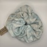 Fleur de douche bleu au motif bleu